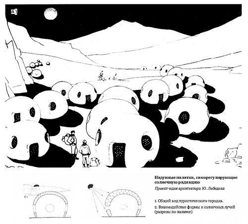 чертежи, Проект надувной платки, саморегулирующие солнечную радиацию